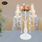 2Pcs 5-Arm Vintage Candle Holders Elegant Decors For Celebration Party Wedding